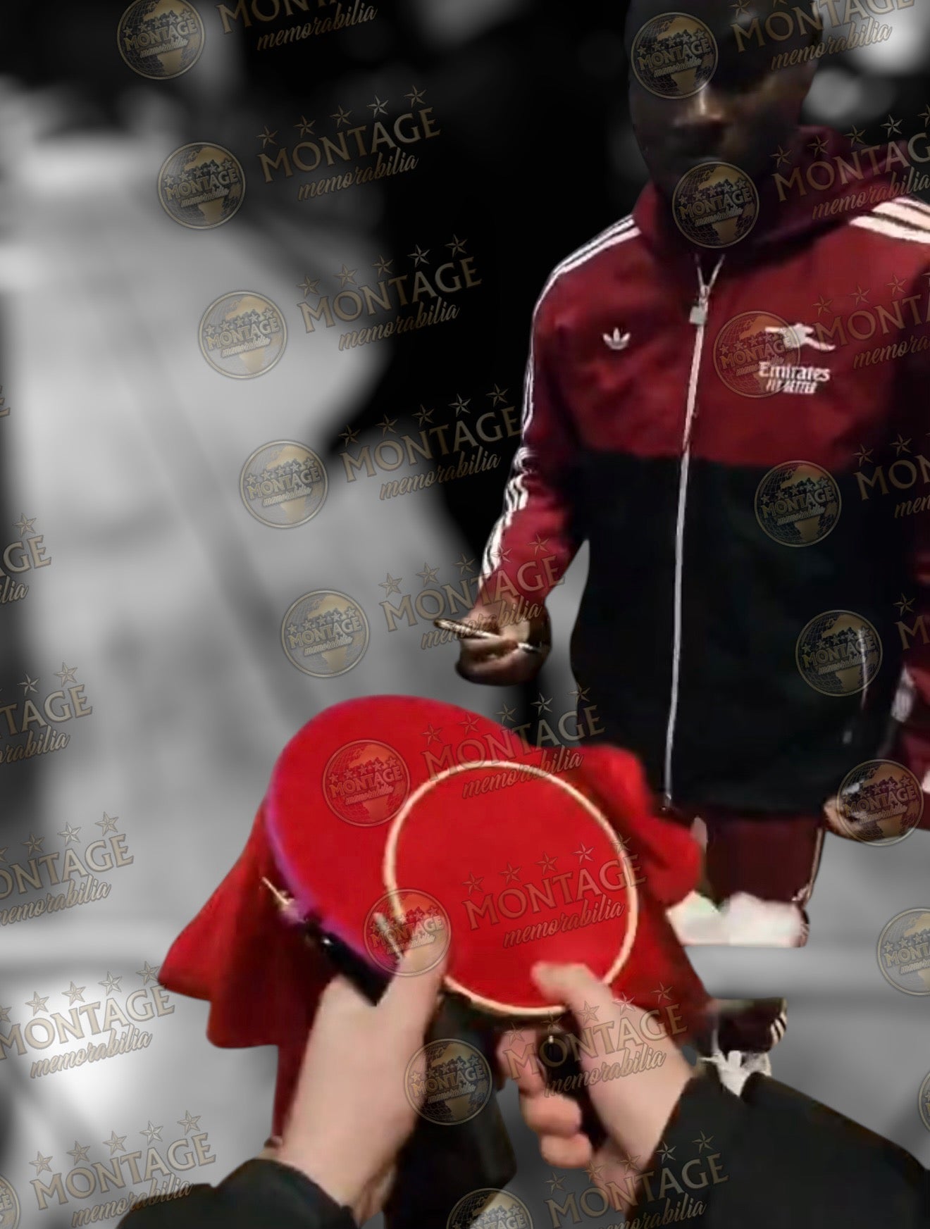 BUKAYO SAKA SIGNED ARSENAL CHAMPIONS 25/26 HOME SHIRT (ACG CERT AG19095)-3