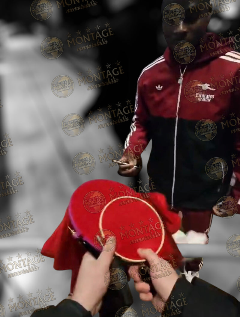 BUKAYO SAKA SIGNED ARSENAL CHAMPIONS 25/26 HOME SHIRT (ACG CERT AG19095)-3
