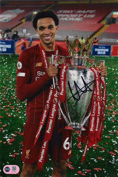 TRENT ALEXANDER-ARNOLD SIGNED PREMIER LEAGUE WIN 12x8 PHOTO (ACG CERT AG18761)-1