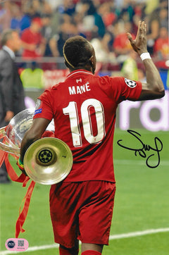 SADIO MANE SIGNED LIVERPOOL FC UCL FINAL WIN 12X8 PHOTO (ACG CERT AG18752)-1