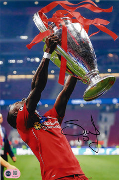 SADIO MANE SIGNED LIVERPOOL FC UCL FINAL WIN 12X8 PHOTO (ACG CERT AG18748)-1