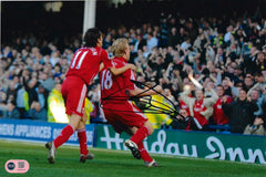 DIRK KUYT SIGNED 12X8 LIVERPOOL FC MERSEYSIDE DERBY PHOTO (ACG CERT AG18738)-1