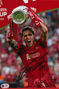 KOSTAS TSIMIKAS SIGNED LIVERPOOL FC FA CUP WINNER 12x8 PHOTO (ACG CERT AG18726)-1