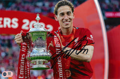 KOSTAS TSIMIKAS SIGNED LIVERPOOL FA CUP WINNER 12x8 PHOTO (ACG CERT AG18720)-1