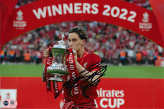 KOSTAS TSIMIKAS SIGNED LIVERPOOL FC FA CUP WINNER 12x8 PHOTO (ACG CERT AG18719)-1