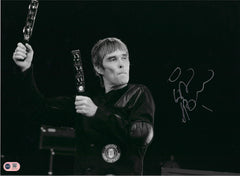IAN BROWN SIGNED 16x12 STONE ROSES PHOTOGRAPH (ACG CERT AG18770)-1
