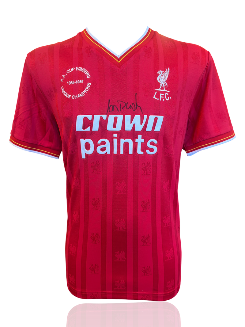 IAN RUSH SIGNED LIVERPOOL FC 1985/86 HOME SHIRT (ACG CERT AG19027)-1