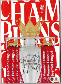 ARNE SLOT SIGNED LIVERPOOL FC 2024/25 CHAMPIONS PROGRAMME (ACG CERT AG16571)-1