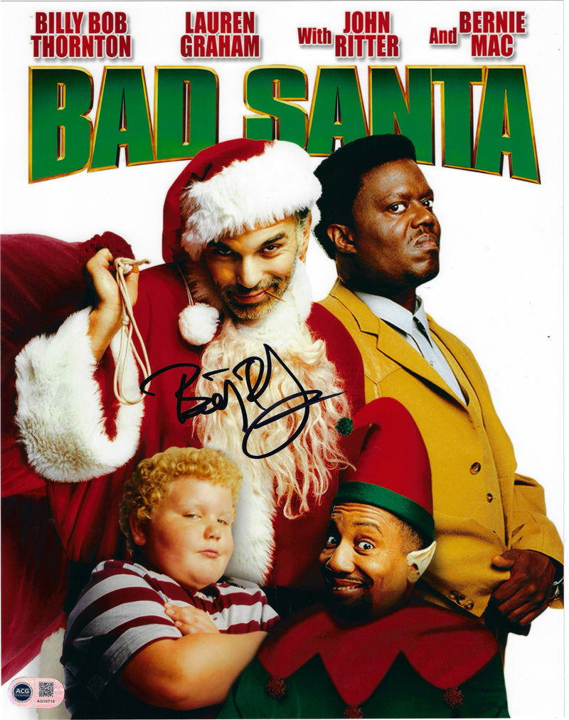 BILLY BOB THORNTON SIGNED BAD SANTA 14x11 PHOTO (ACG CERT AG16716)-1