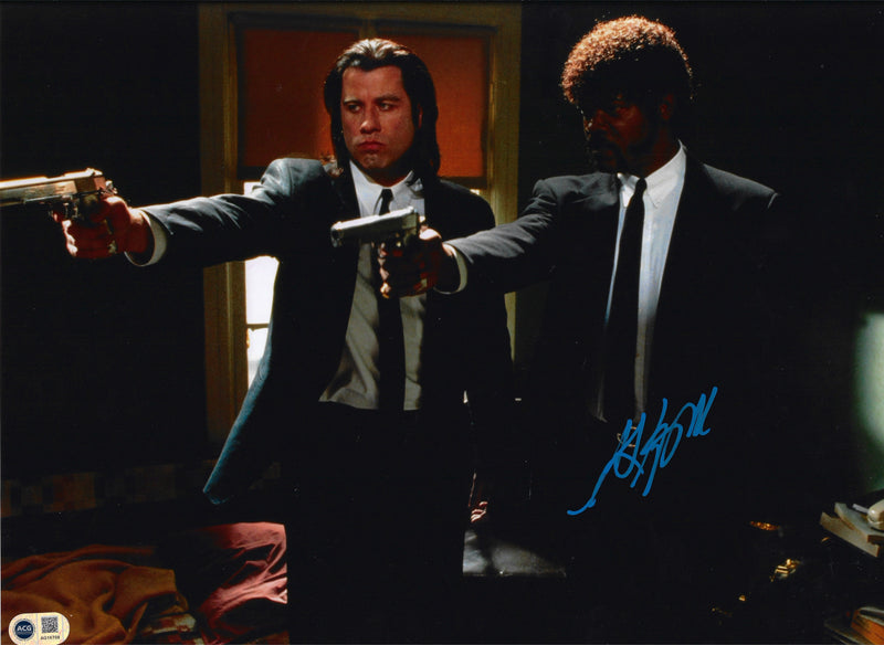 SAMUEL L. JACKSON SIGNED PULP FICTION 16x12 PHOTO (ACG CERT AG16708)-1
