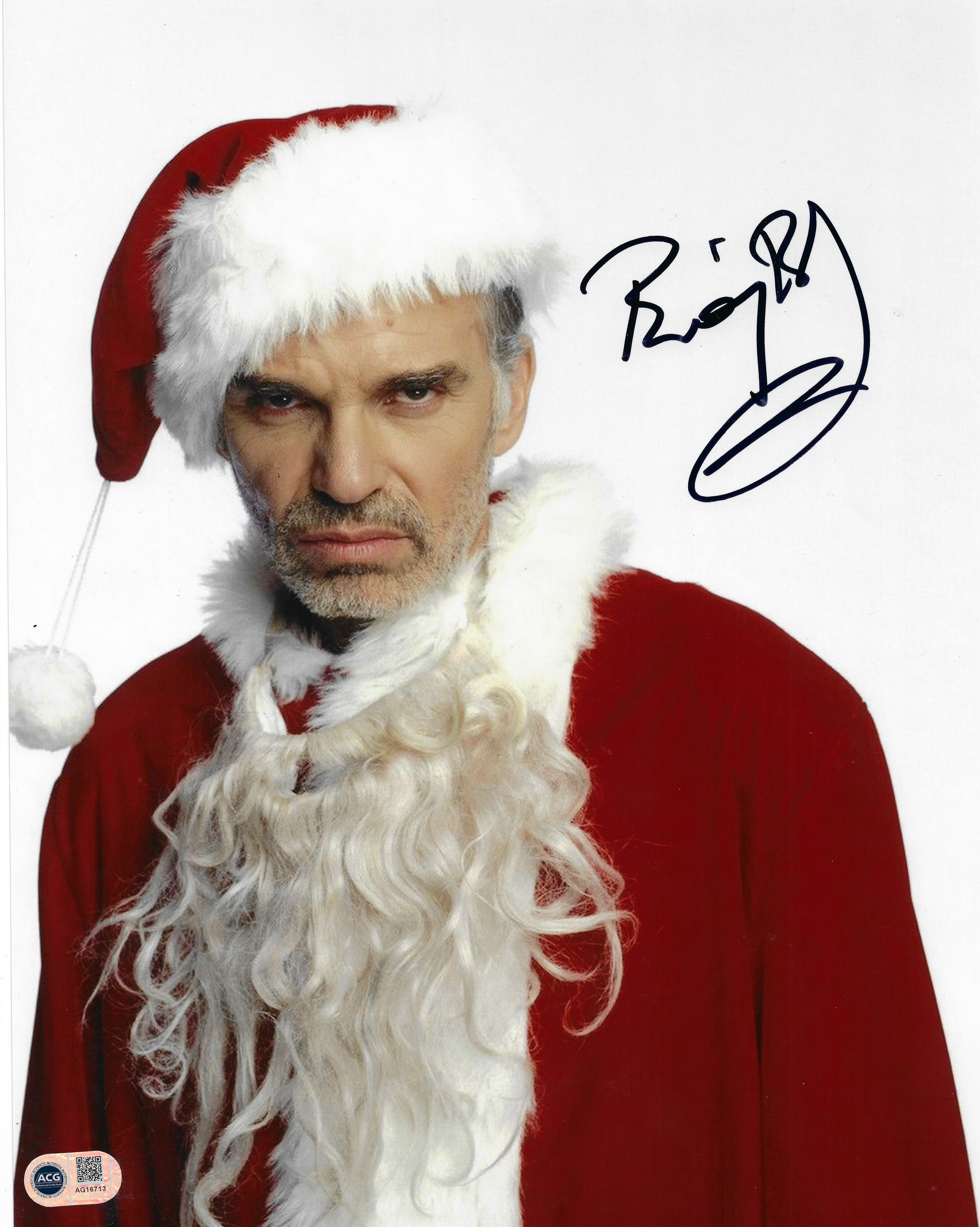 BILLY BOB THORNTON SIGNED BAD SANTA 14x11 PHOTO (ACG CERT AG16713)