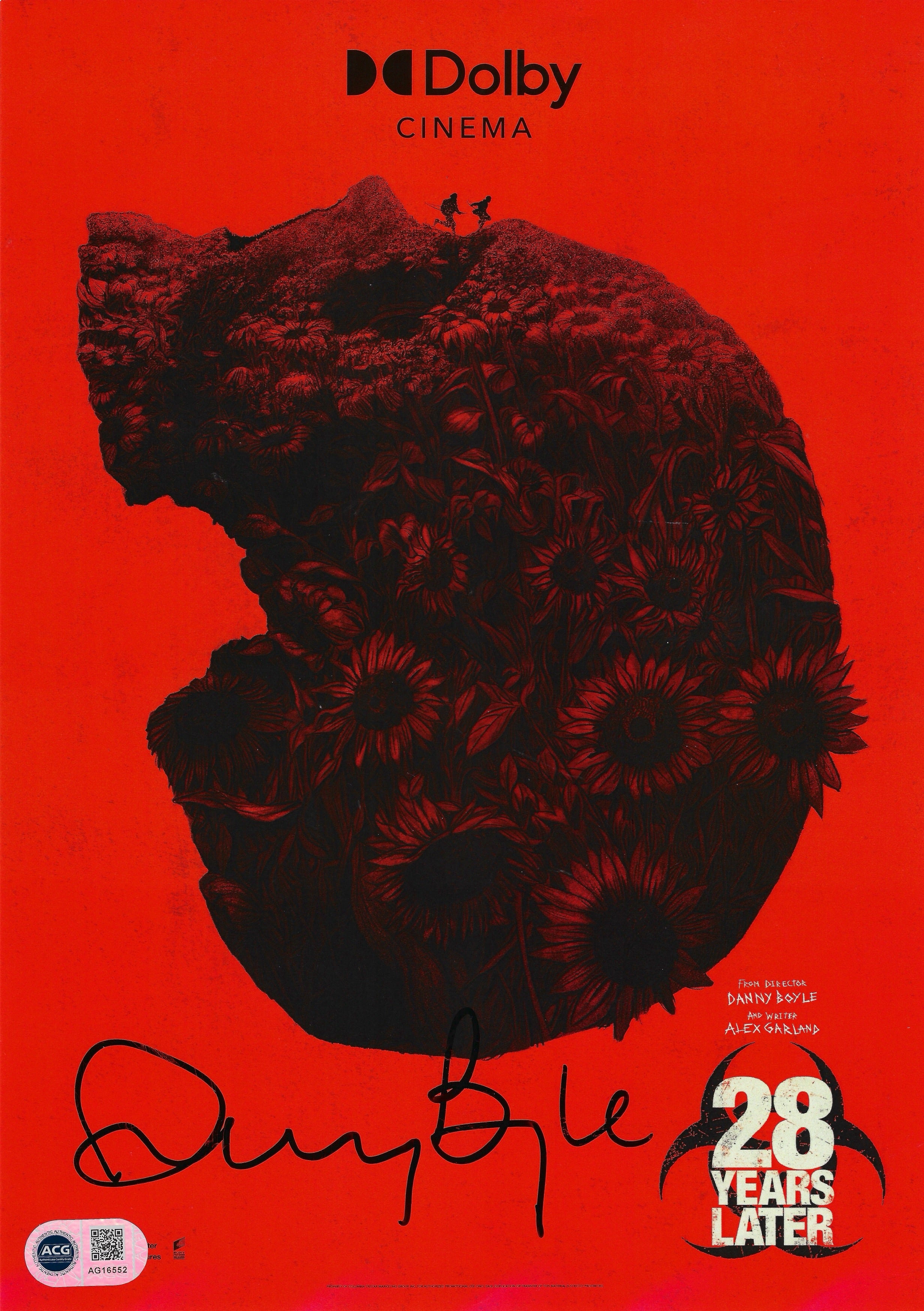 DANNY BOYLE SIGNED TRAINSPOTTING 12x8 PHOTO (ACG CERT AG16552)