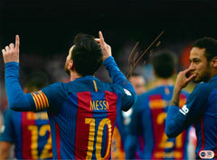 LIONEL MESSI SIGNED FC BARCELONA 16x12 PHOTO (ACG CERT AG16567)-1