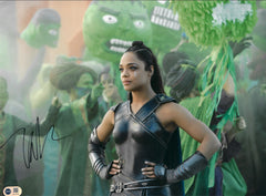 TESSA THOMPSON SIGNED VALKYRIE THOR RAGNAROK 16x12 PHOTO (ACG CERT AG16749)-1