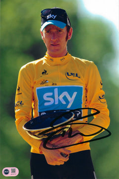 BRADLEY WIGGINS SIGNED 12x8 TOUR DE FRANCE WIN PHOTO (ACG CERT AG16773)-1