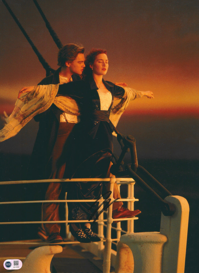 LEONARDO DI CAPRIO SIGNED TITANIC 16x12 PHOTO (ACG CERT AG16960)-1
