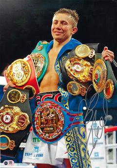GENNADY GOLOVKIN SIGNED 16x12 BOXING CHAMPION PHOTO (ACG CERT AG16954)-1