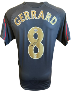 STEVEN GERRARD SIGNED LIVERPOOL FC 2009/10 AWAY SHIRT (ACG CERT AG135930)-1