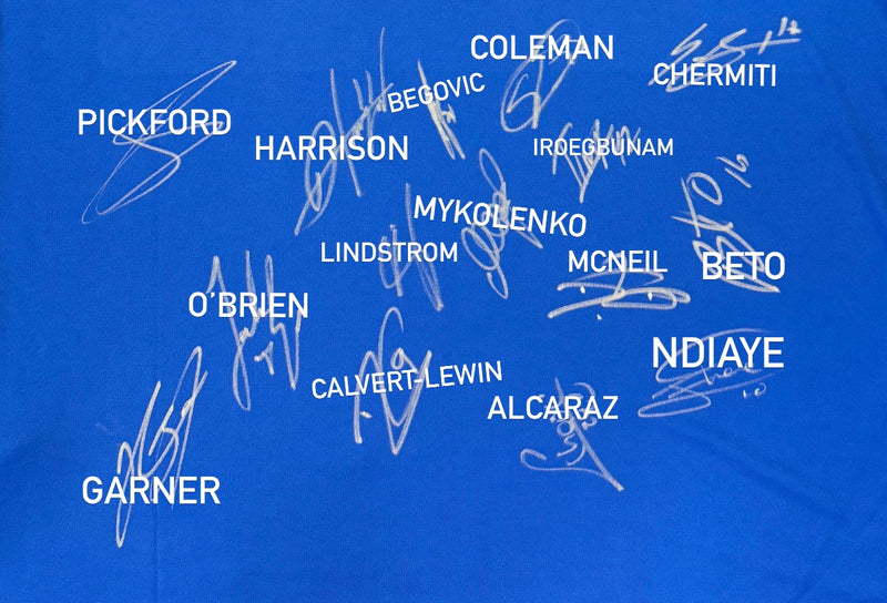 EVERTON FC SQUAD SIGNED GOODISON 25 2024/25 HOME SHIRT (ACG CERT AG19320)-2