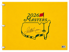 RORY MCILROY SIGNED THE MASTERS 2026 WINNER PIN FLAG (ACG CERT AG135935)-1