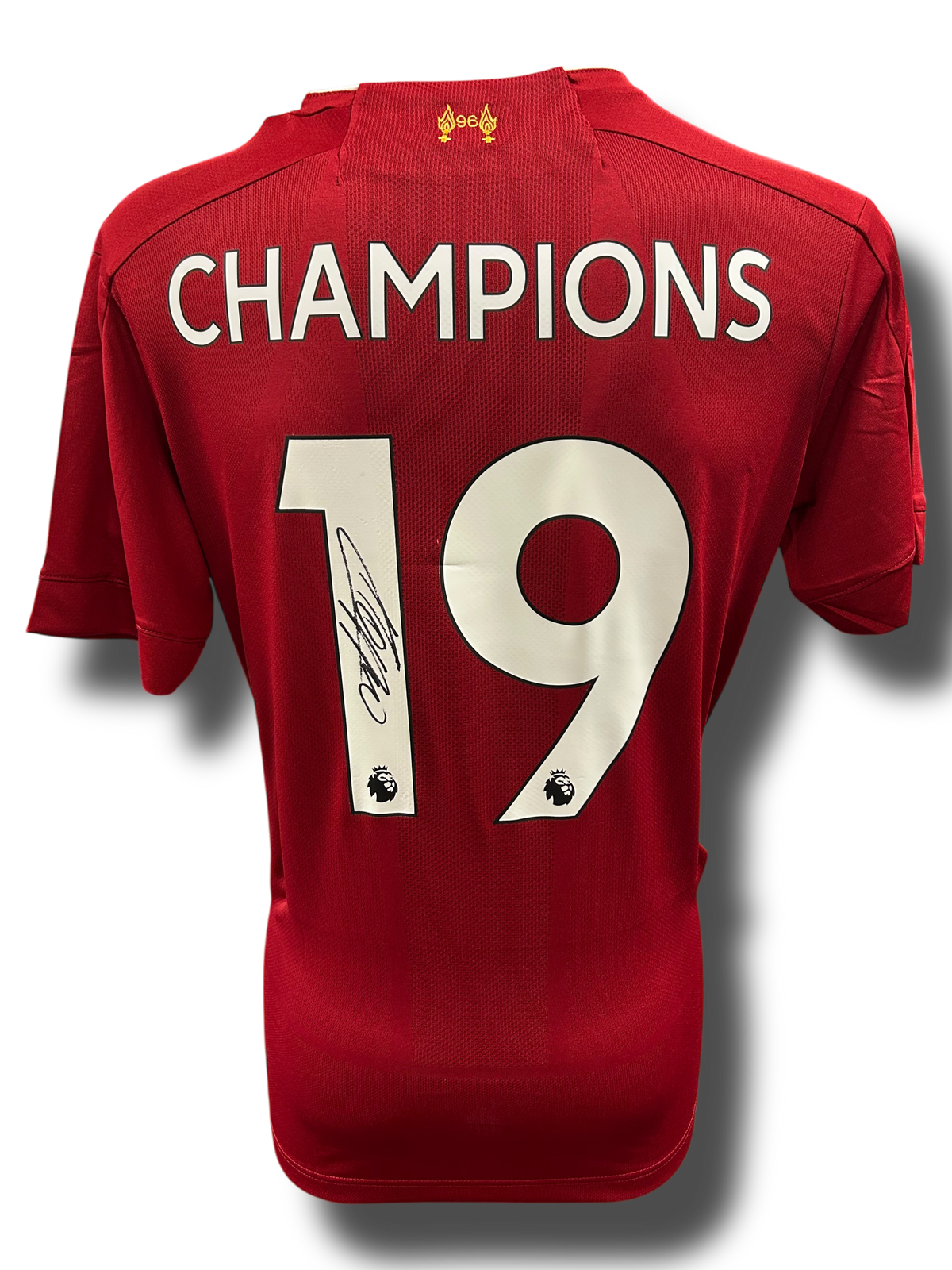 JURGEN KLOPP SIGNED 2019/20 LIVERPOOL FC LEAGUE CHAMPIONS SHIRT (AFTAL COA)-1