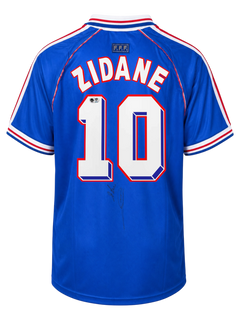 ZINEDINE ZIDANE SIGNED FRANCE 1998/00 HOME SHIRT (ACG CERT AG135551)-1