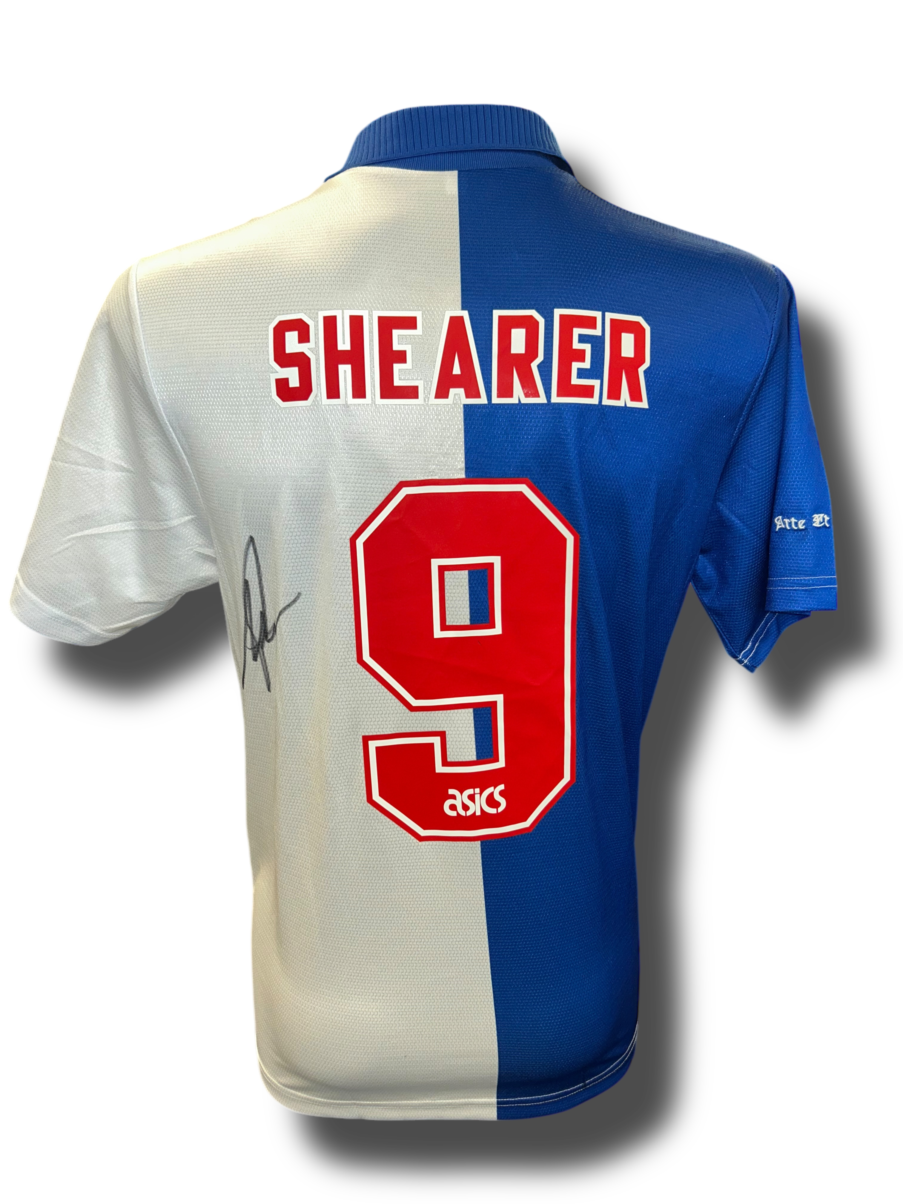 ALAN SHEARER SIGNED BLACKBURN ROVERS 1995 LEAGUE WINNERS SHIRT (AFTAL COA) 2