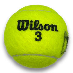 ARTHUR FILS SIGNED WILSON 3 ROLAND GARROS TENNIS BALL (ACG CERT)-3