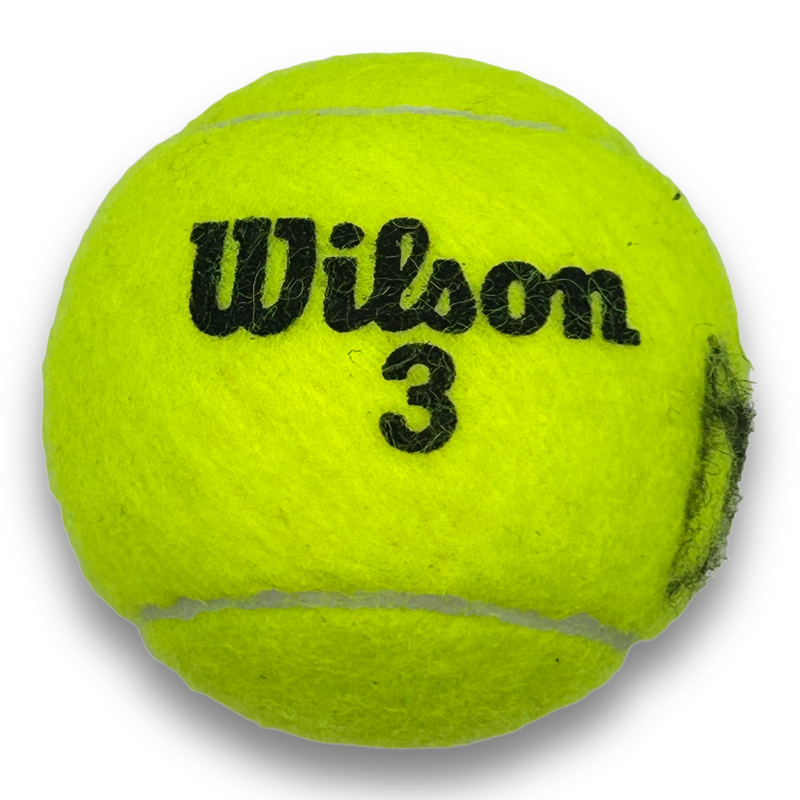 ARTHUR FILS SIGNED WILSON 3 ROLAND GARROS TENNIS BALL (ACG CERT)-3