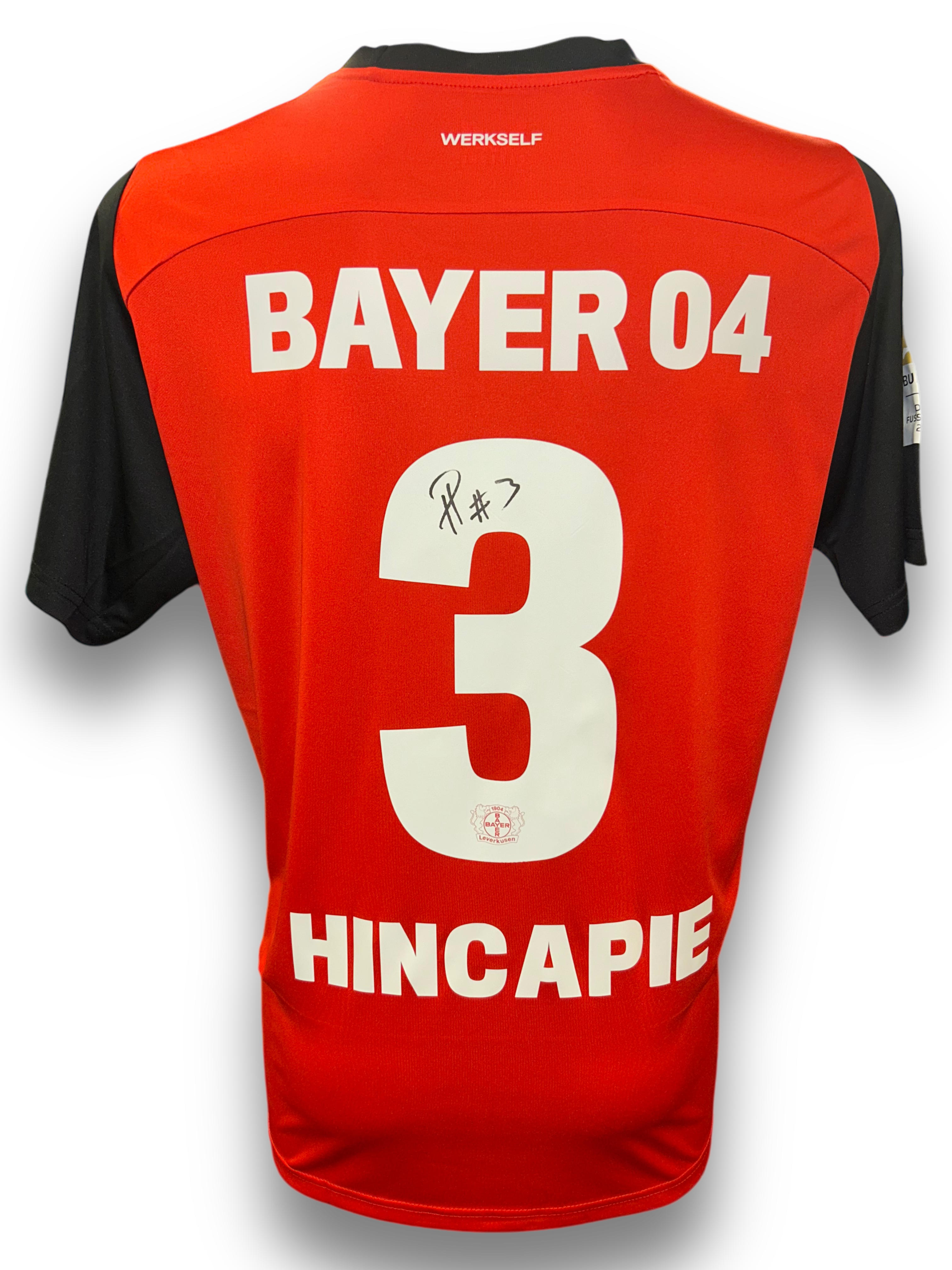 PIERO HINCAPIE SIGNED 2024/25 BAYER 04 LEVERKUSEN HOME SHIRT (AFTAL COA)