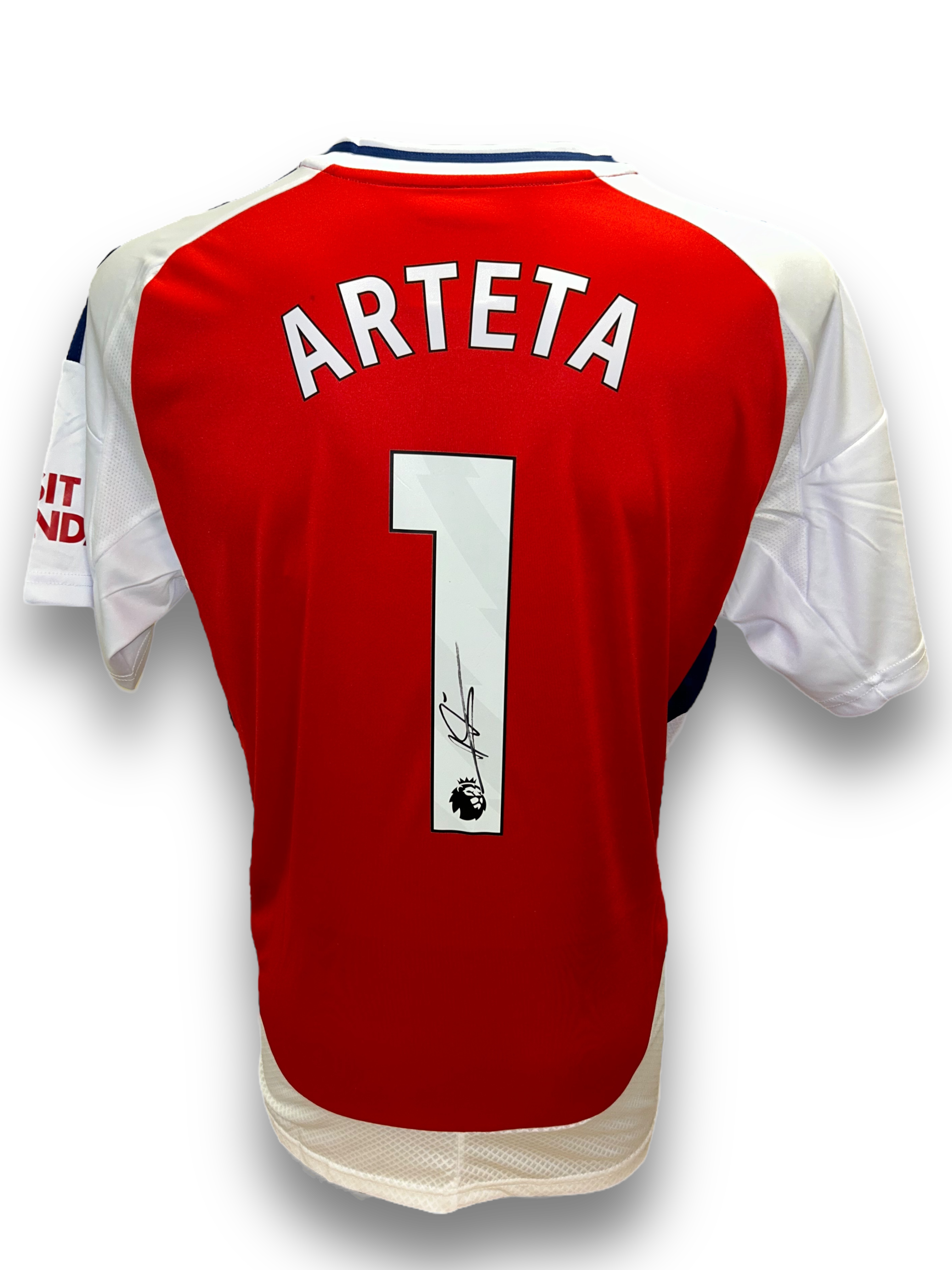 MIKEL ARTETA SIGNED ARSENAL FC 2024/25 HOME SHIRT ARTETA 1 (AFTAL COA)