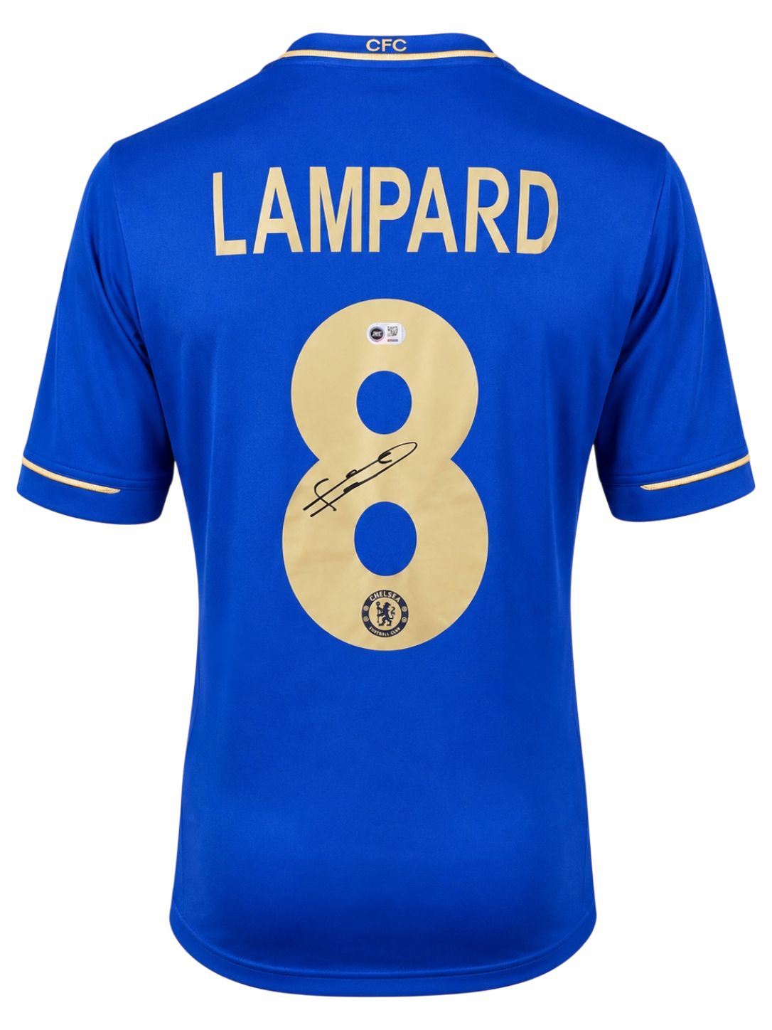 FRANK LAMPARD SIGNED CHELSEA UEL 2012/13 HOME SHIRT (ACG CERT AG135928)-1