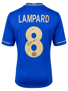 FRANK LAMPARD SIGNED CHELSEA UEL 2012/13 HOME SHIRT (ACG CERT AG135928)-1