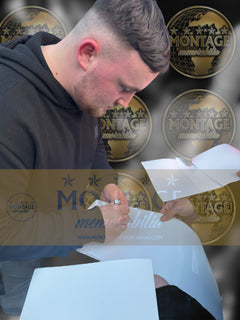 LUKE THE NUKE LITTLER SIGNED PREMIER LEAGUE CHAMPION 12x8 (ACG CERT AG18858)-7
