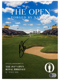 RYAN FOX SIGNED THE OPEN GOLF 154TH OPEN WINNER PROGRAMME (ACG CERT AG135543)-1
