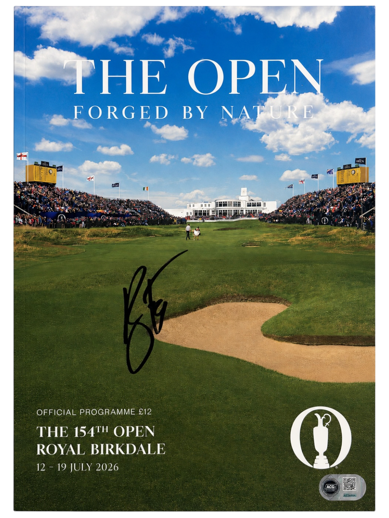RYAN FOX SIGNED THE OPEN GOLF 154TH OPEN WINNER PROGRAMME (ACG CERT AG135543)-1