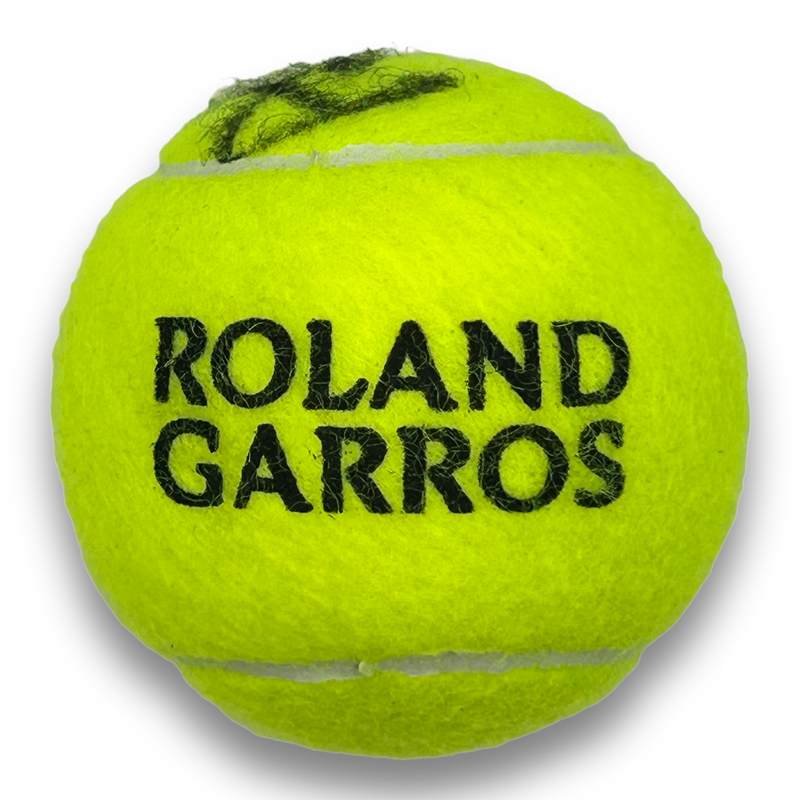 ARTHUR FILS SIGNED WILSON 3 ROLAND GARROS TENNIS BALL (ACG CERT)-2
