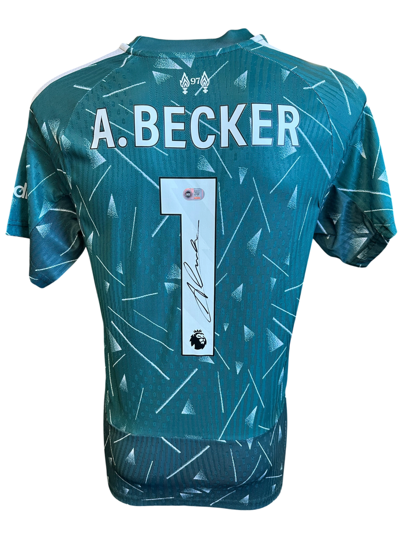 ALISSON BECKER SIGNED 2026/27 LIVERPOOL FC GOALKEEPER SHIRT (ACG CERT AG135929)-1