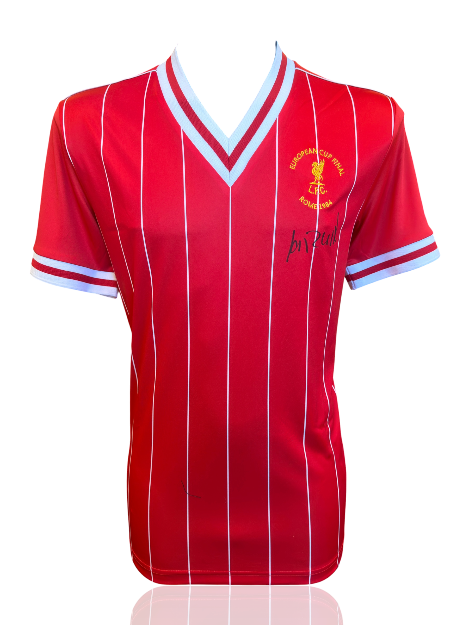 IAN RUSH SIGNED LIVERPOOL FC 1984 HOME SHIRT (ACG CERT AG19028)