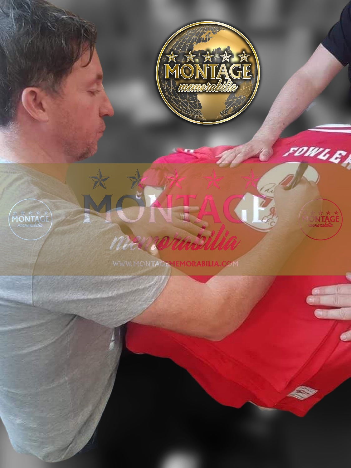 ROBBIE FOWLER SIGNED FRAMED 1996/97 LIVERPOOL FC HOME SHIRT (AFTAL COA)-2