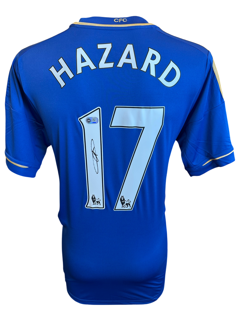 EDEN HAZARD SIGNED CHELSEA 2012/13 HOME SHIRT (ACG CERT AG135923)-1