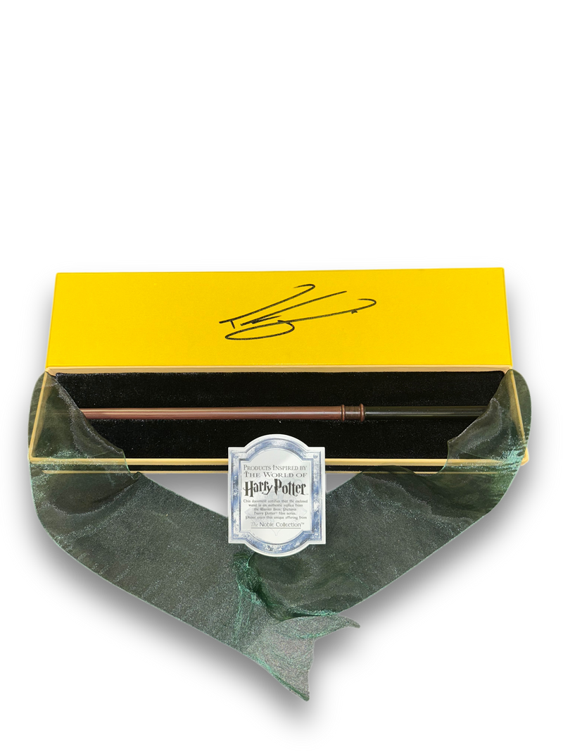 TOM FELTON SIGNED MALFOY HARRY POTTER WAND MOVIE PROP (AFTAL COA)-1