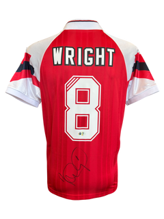 IAN WRIGHT SIGNED ARSENAL FC 1992/94 HOME SHIRT (ACG CERT AG19086)-1