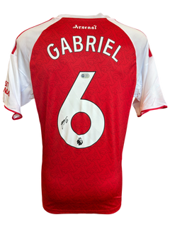 GABRIEL MAGALHAES SIGNED ARSENAL FC 2025/26 HOME SHIRT (ACG CERT AG19109)-1