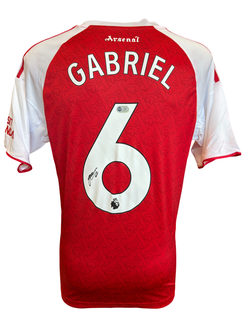 GABRIEL MAGALHAES SIGNED ARSENAL FC 2025/26 HOME SHIRT (ACG CERT AG19109)-1