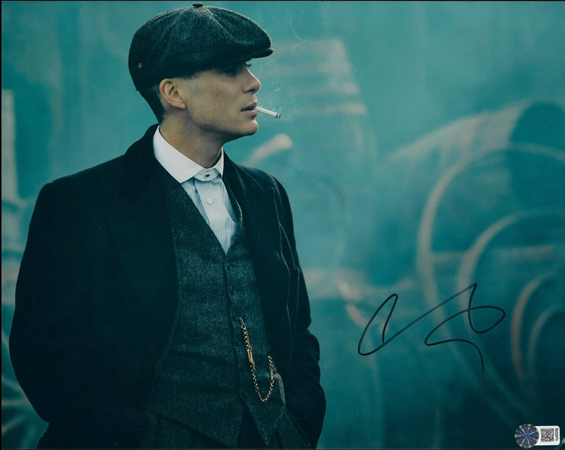 CILLIAN MURPHY SIGNED PEAKY BLINDERS 14x11 PHOTOGRAPH (AFTAL AUTHENTICATED)-1