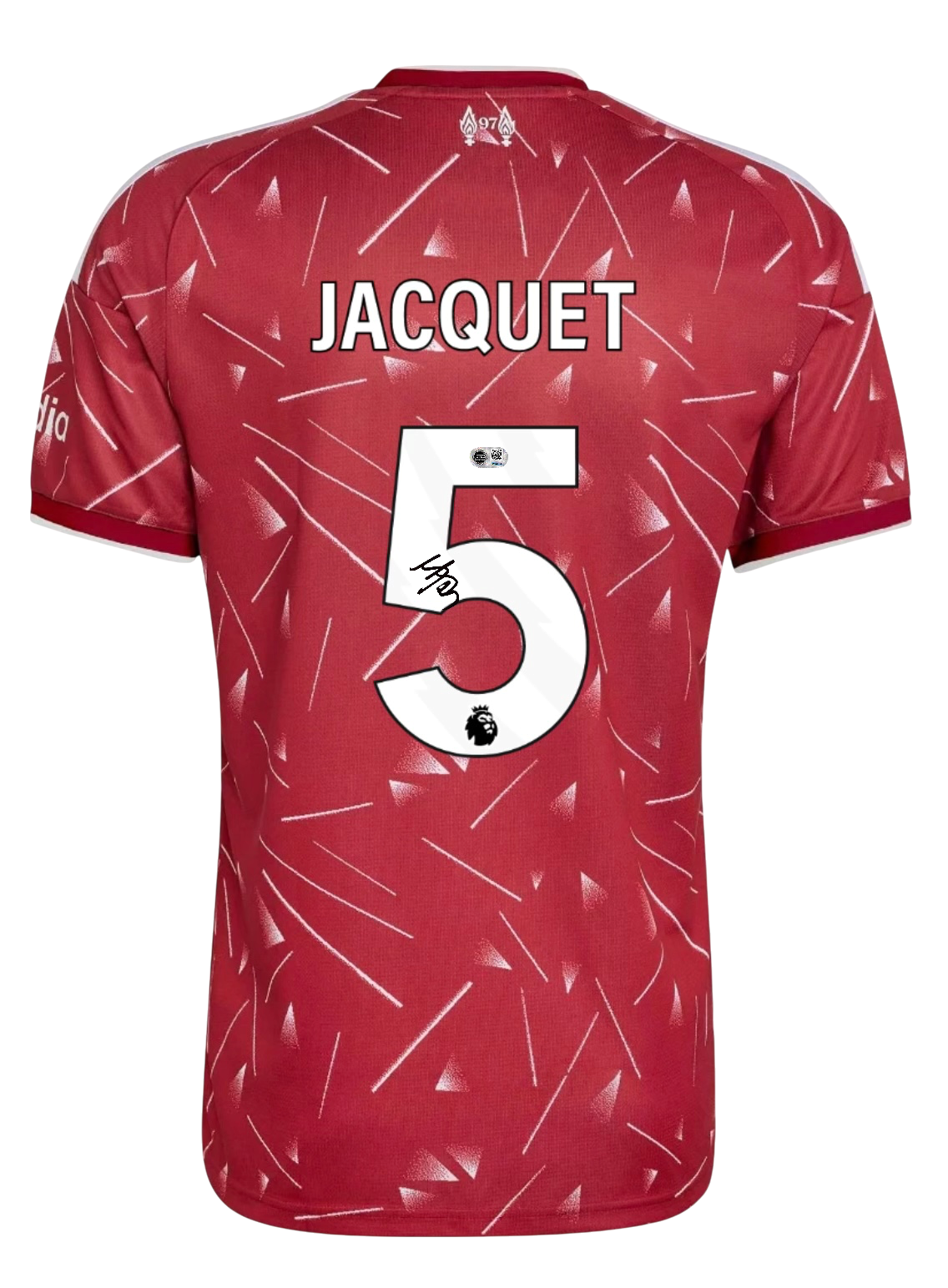 JEREMY JACQUET SIGNED LIVERPOOL FC 26/27 HOME SHIRT (ACG CERT AG19350)