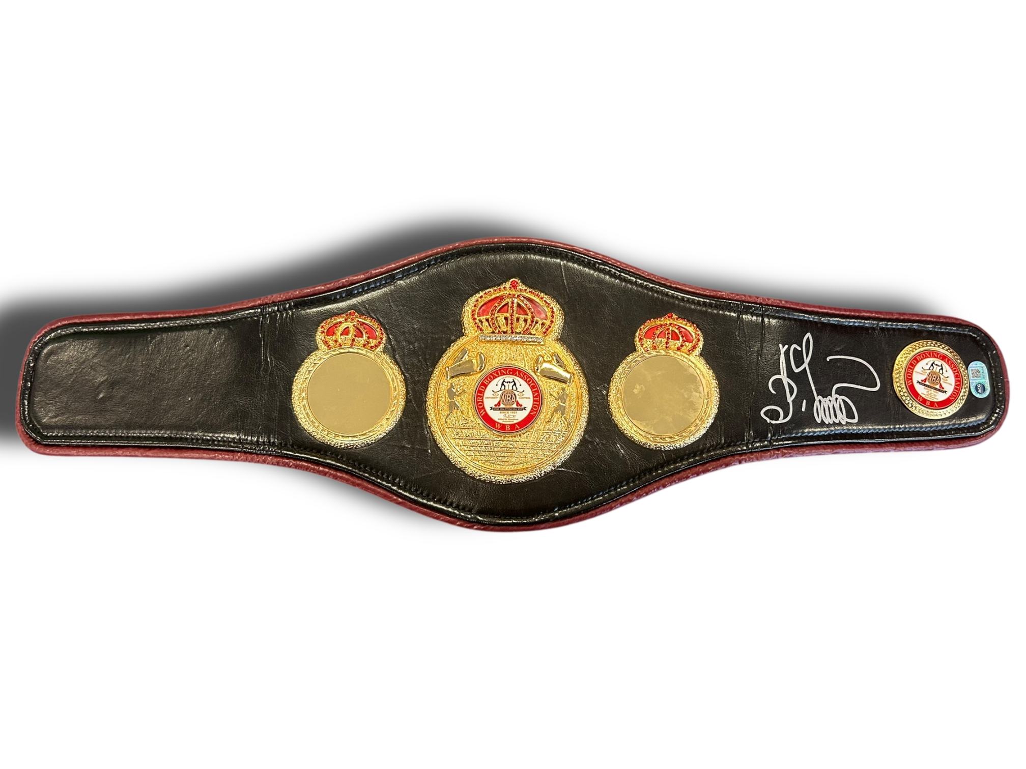 OLEKSANDR USYK SIGNED MINI WBA BOXING BELT (ACG AG15014)