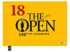 CAMERON SMITH SIGNED THE OPEN 150TH OPEN WINNER PIN FLAG (ACG CERT AG135933)-1