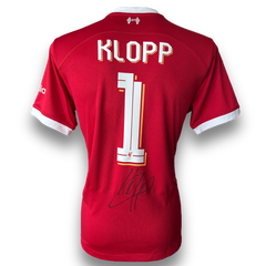 JURGEN KLOPP SIGNED LIVERPOOL FC 23/24 HOME SHIRT (AFTAL COA)-1